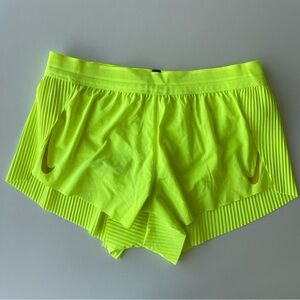 Nike Aeroswift Shorts Medium Neon Yellow
